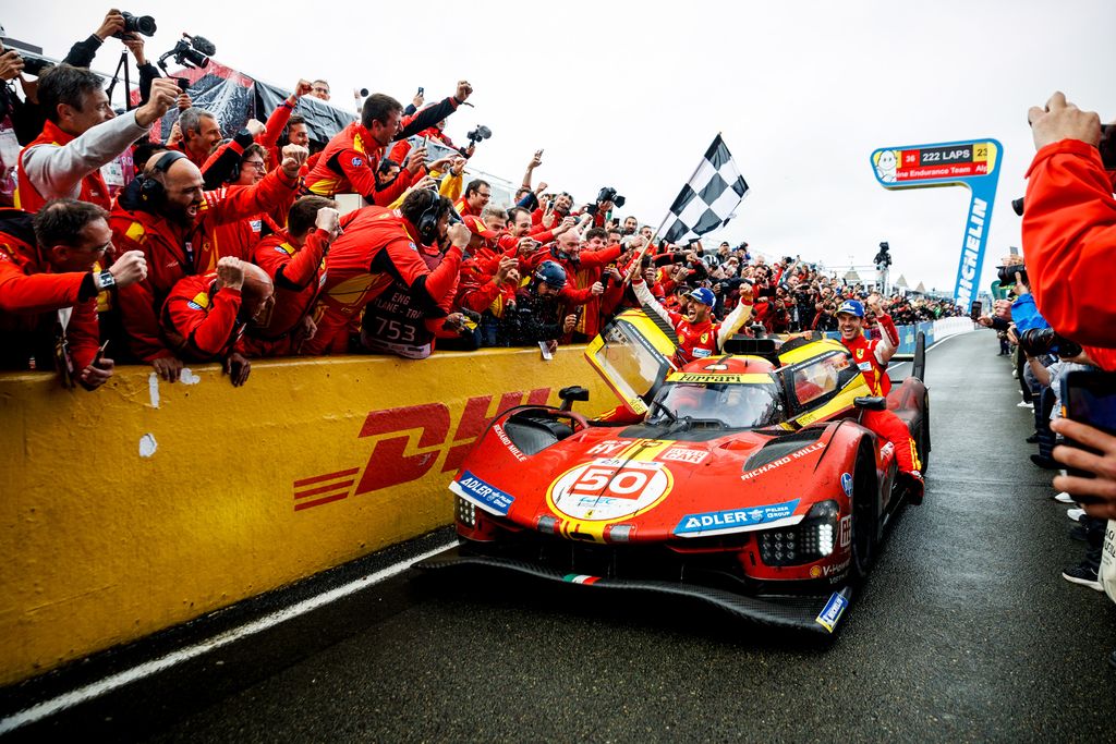 Nicklas Nielsen vinder 24-timersløbet på Le Mans
(Foto: Ferrari Media)